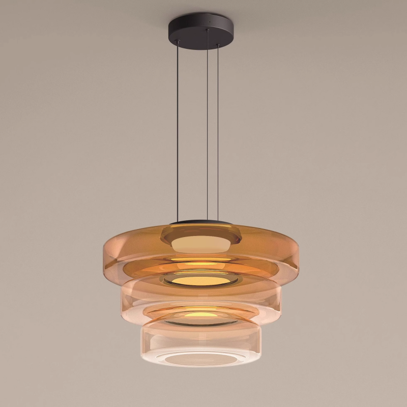 Jojo Suspension Verre Structure à Plusieurs Niveaux
