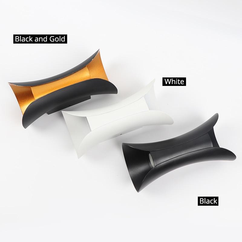 Noxel Applique Murale Simple Noir/Blanc/Or. Cour