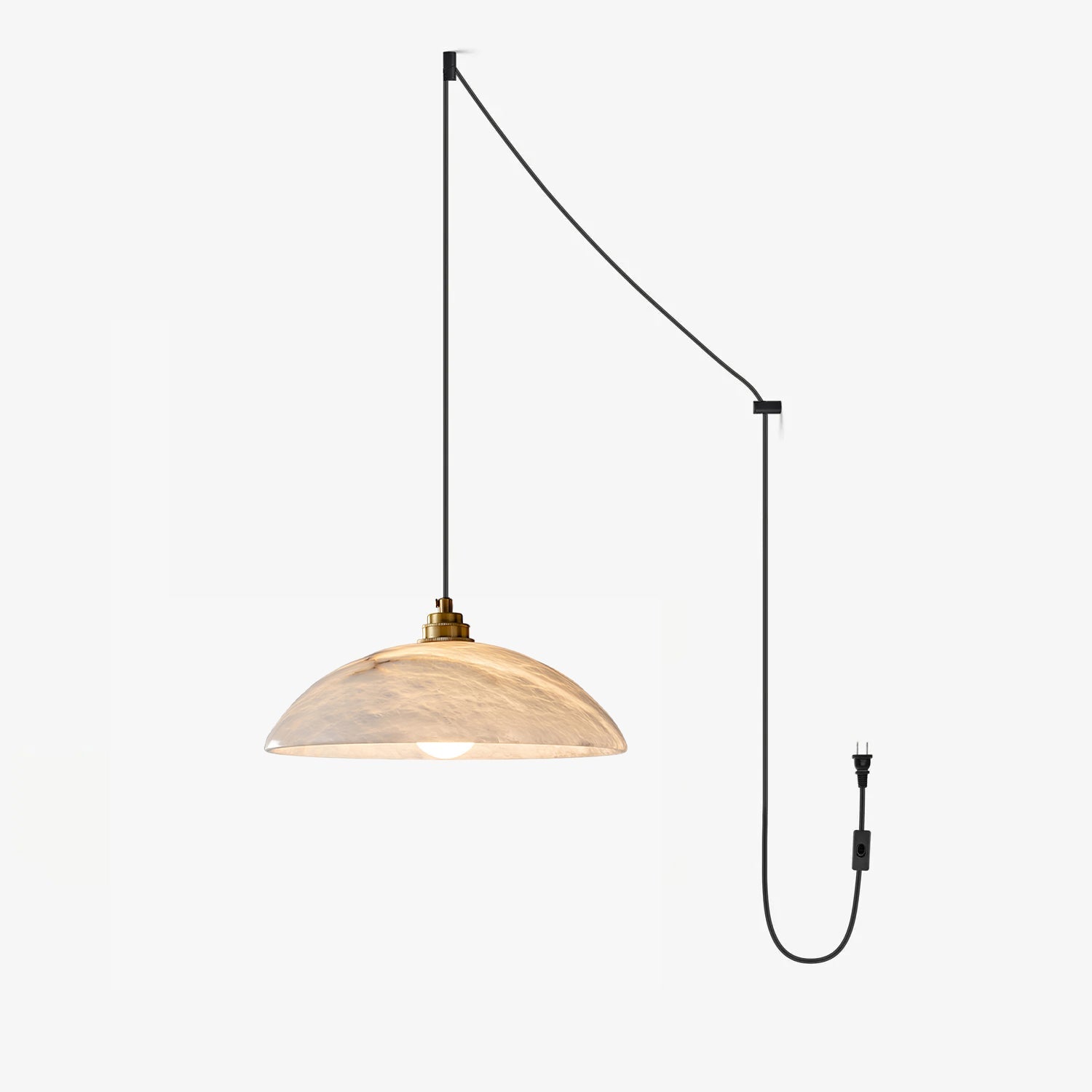 Orcariel Suspension Moderne en Albâtre