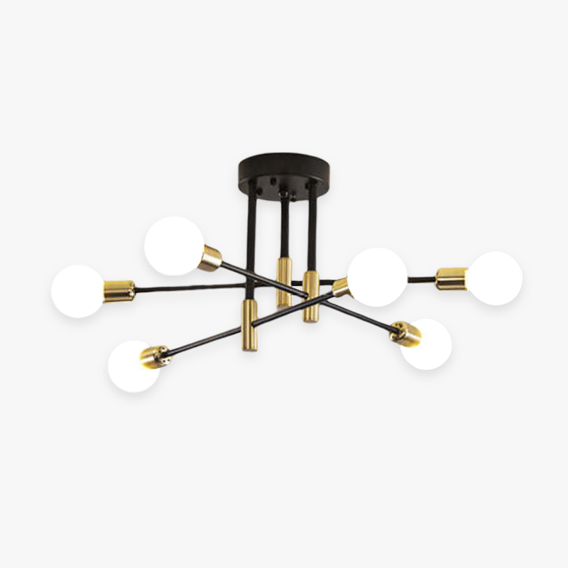Lindsy Lustre Métal Design Moderne. Plusieurs Ampoules