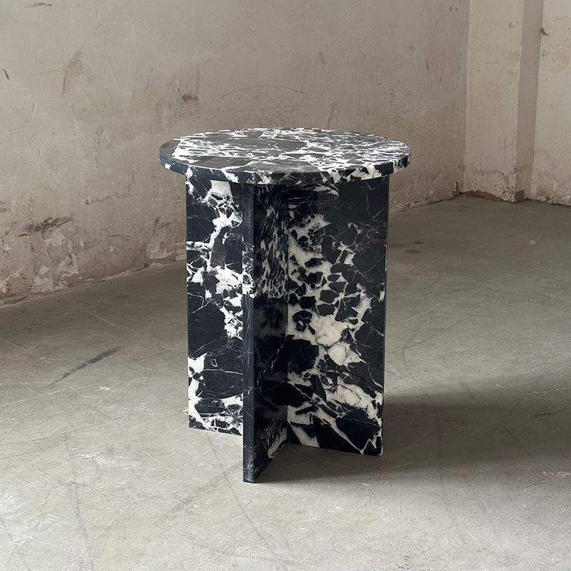 Acariel Table D'appoint en Marbre Minimaliste Moderne Accessoires