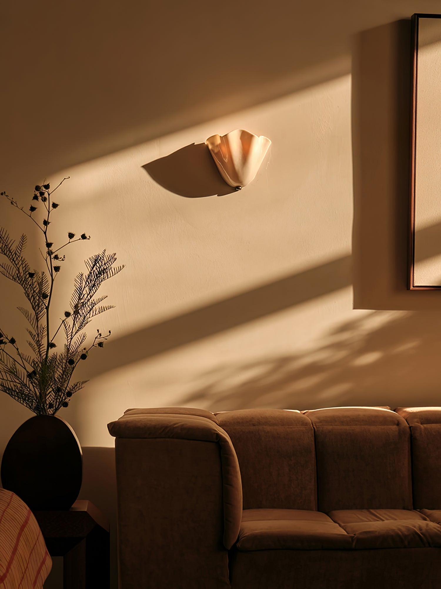 Lustra Lampe Murale Élégante aux Courbes Douces