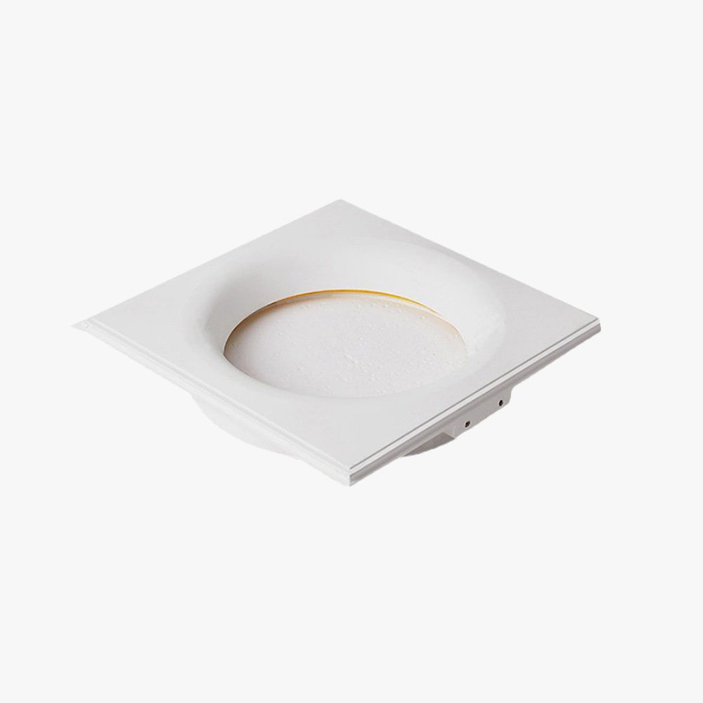 Aria Applique Murale de Peinture Dimmable avec Télécommande, 2 Style, Blanc, Salon