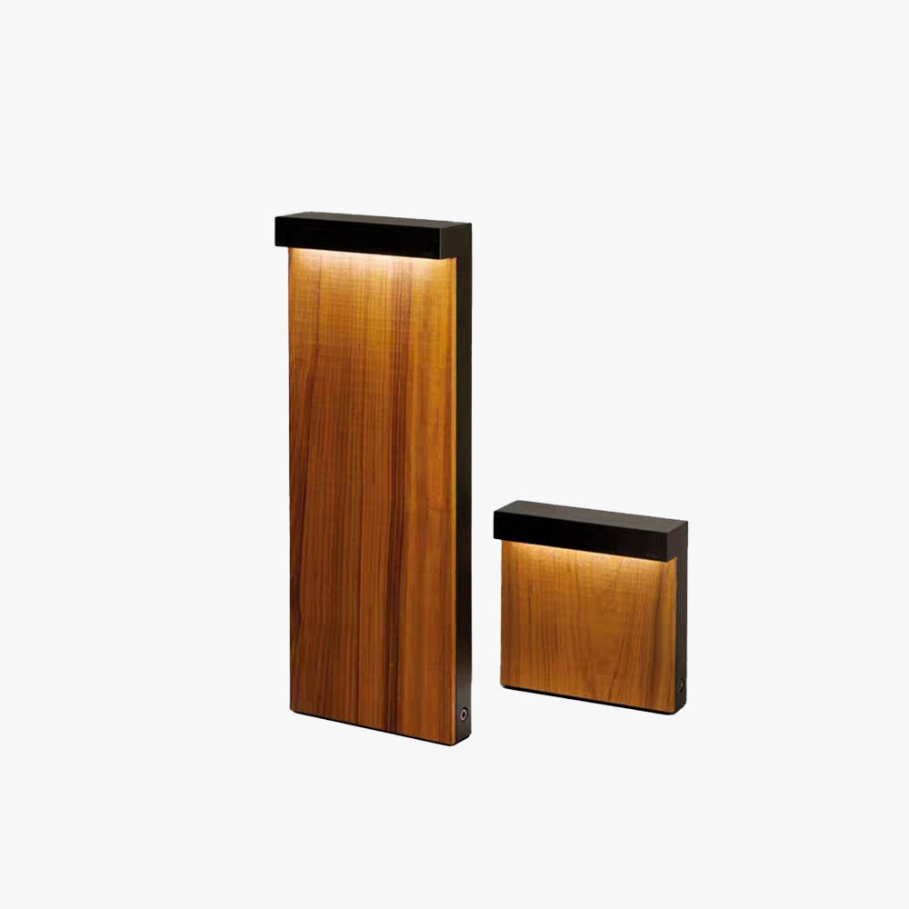 Gisil Extérieure Géométrique Minimaliste. Métal. Bois. Extérieur