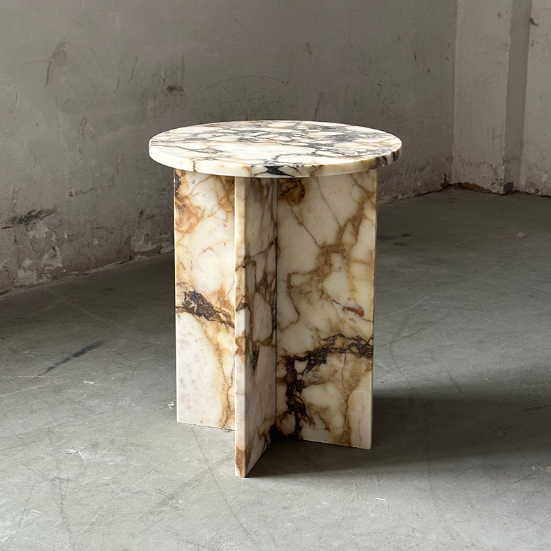 Acariel Table D'appoint en Marbre Minimaliste Moderne Accessoires