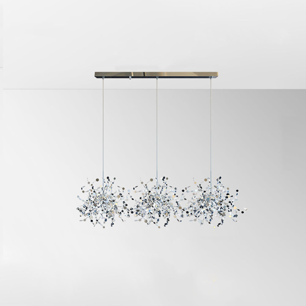 Ovela Suspension Divergence Inhabituelle. Acier Inoxydable. Or/Argent. Salle à Manger/Salon