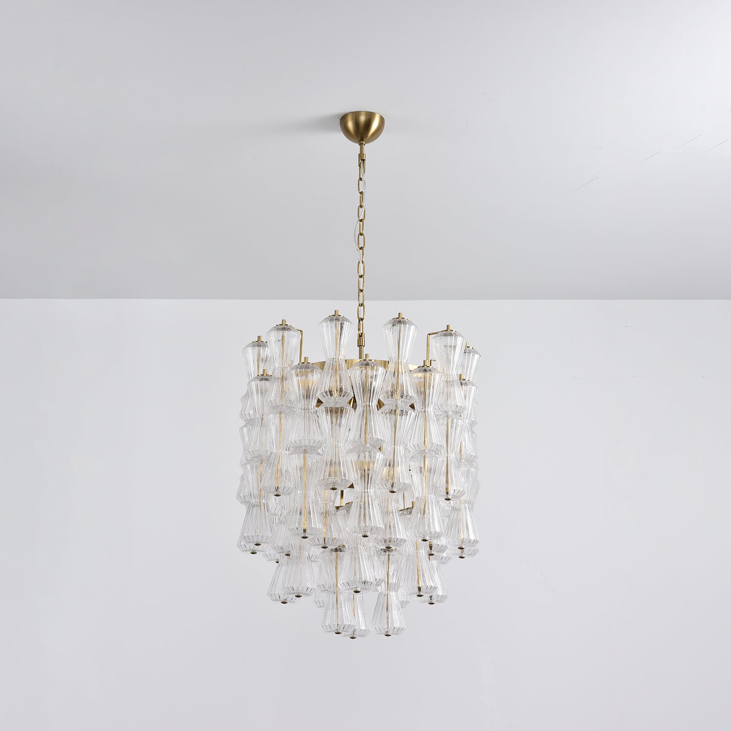 Aurora Lustre Murano Verre Florale Cascade