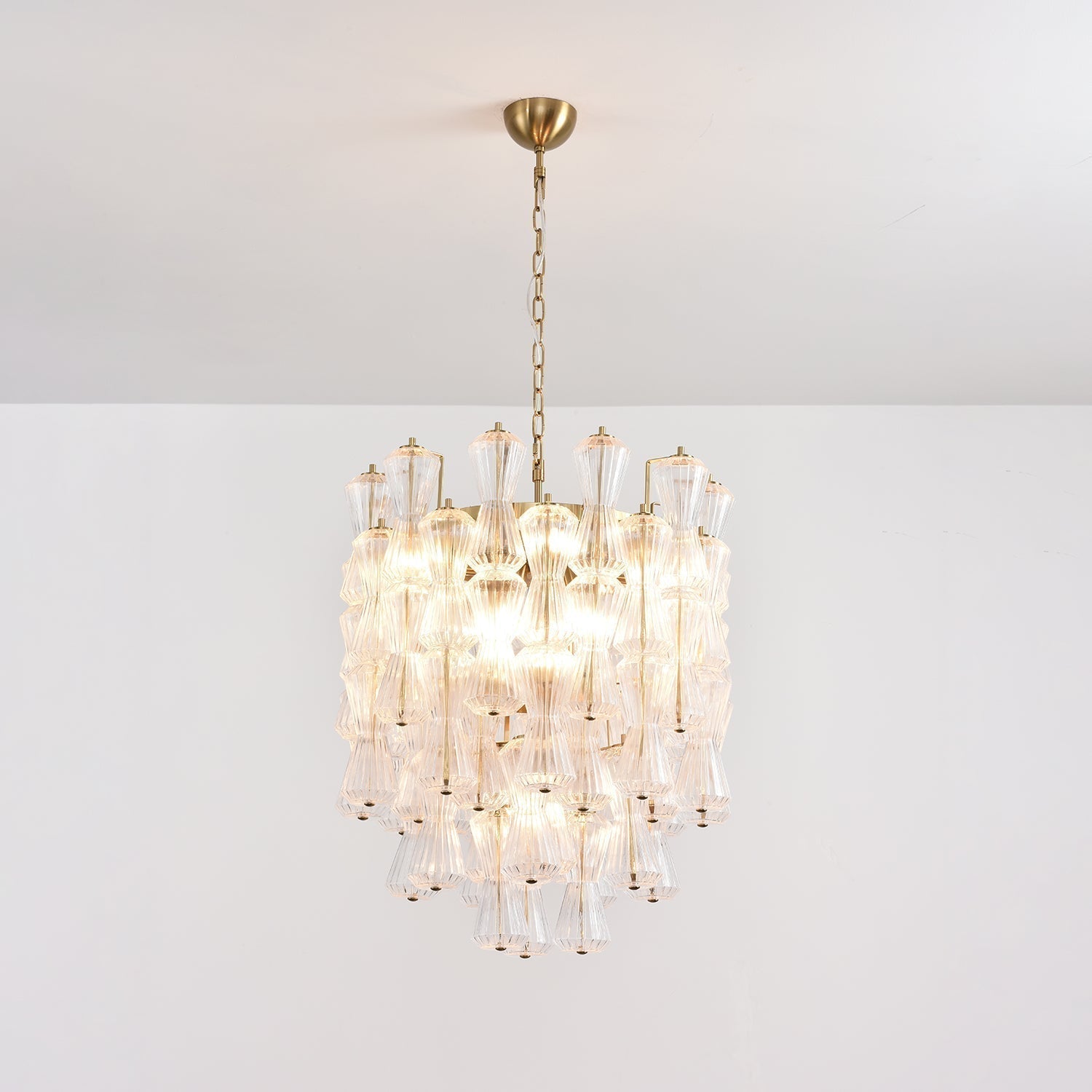 Aurora Lustre Murano Verre Florale Cascade