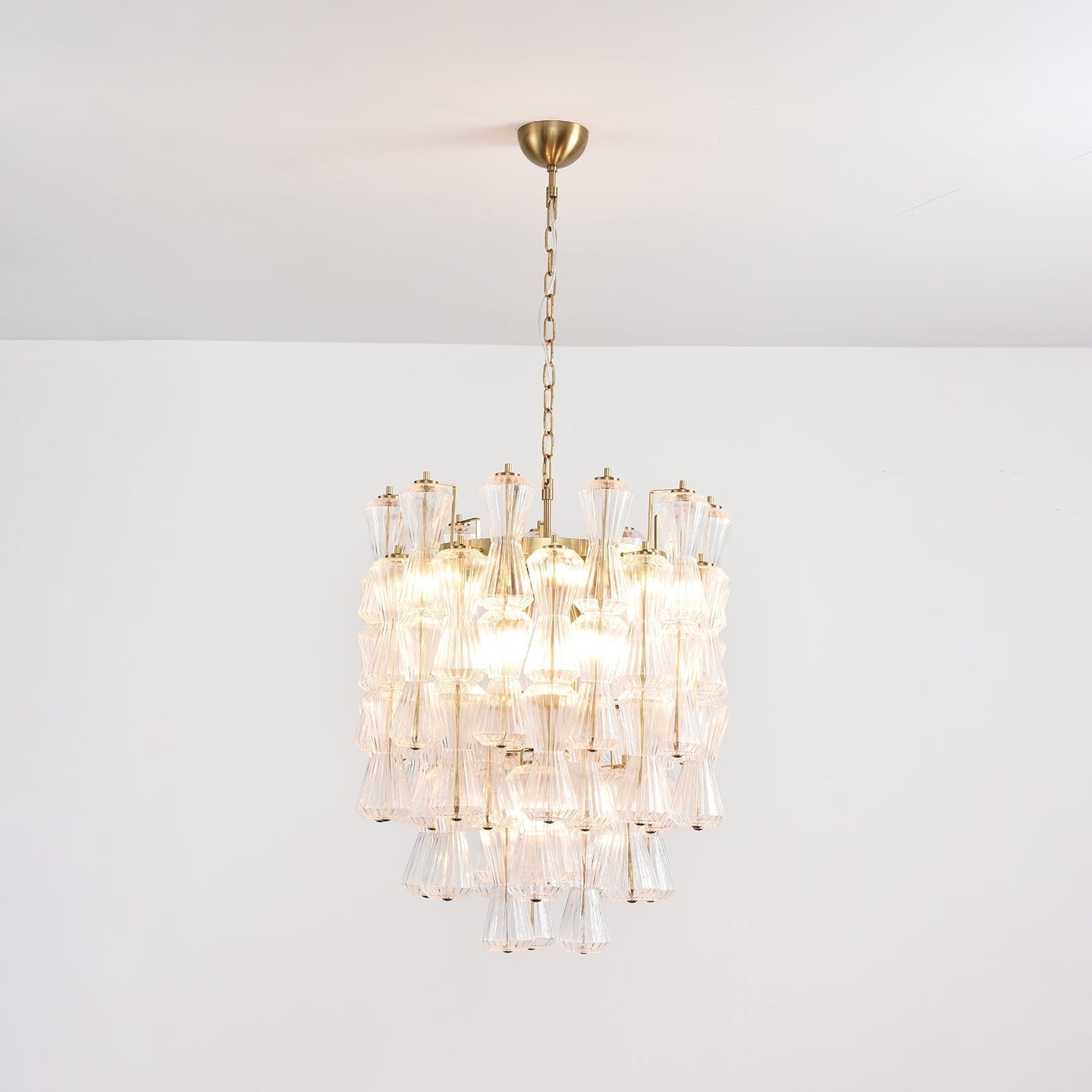 Aurora Lustre Murano Verre Florale Cascade