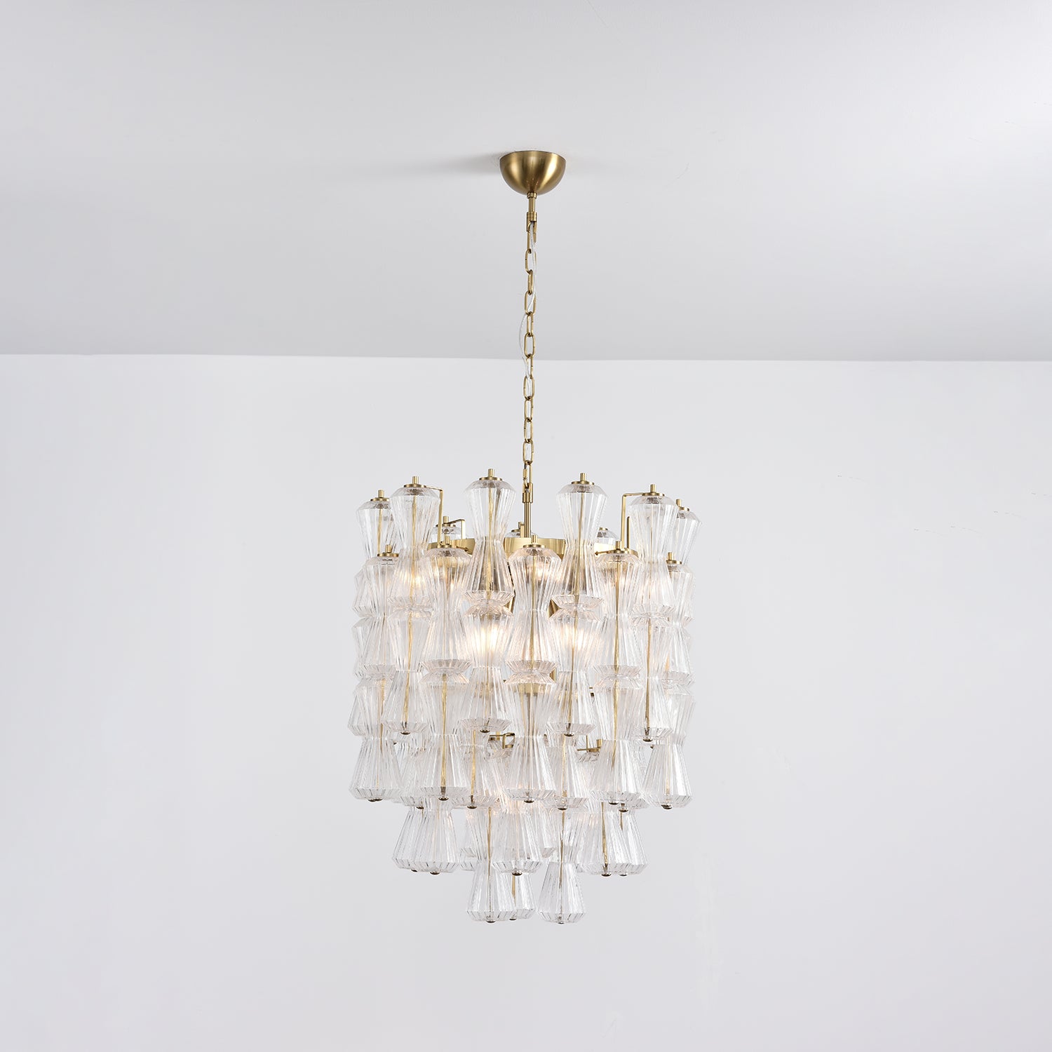 Aurora Lustre Murano Verre Florale Cascade