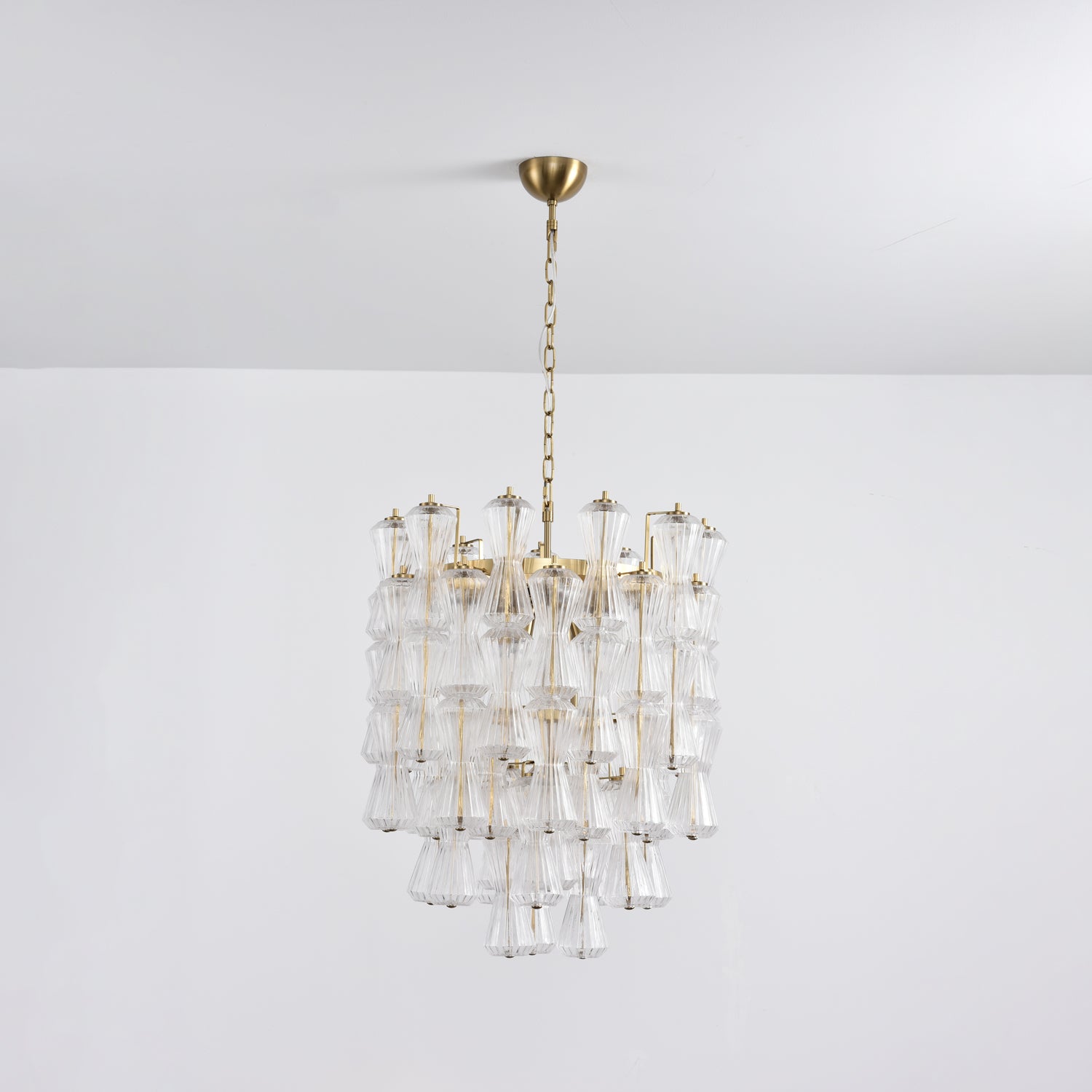 Aurora Lustre Murano Verre Florale Cascade