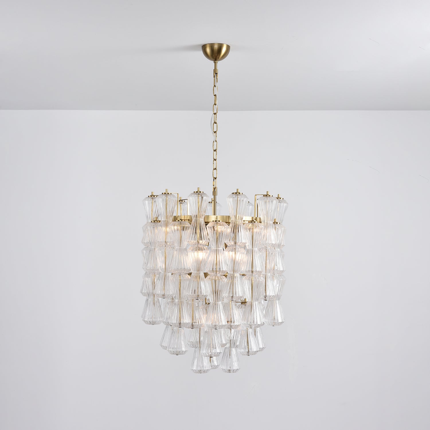 Aurora Lustre Murano Verre Florale Cascade