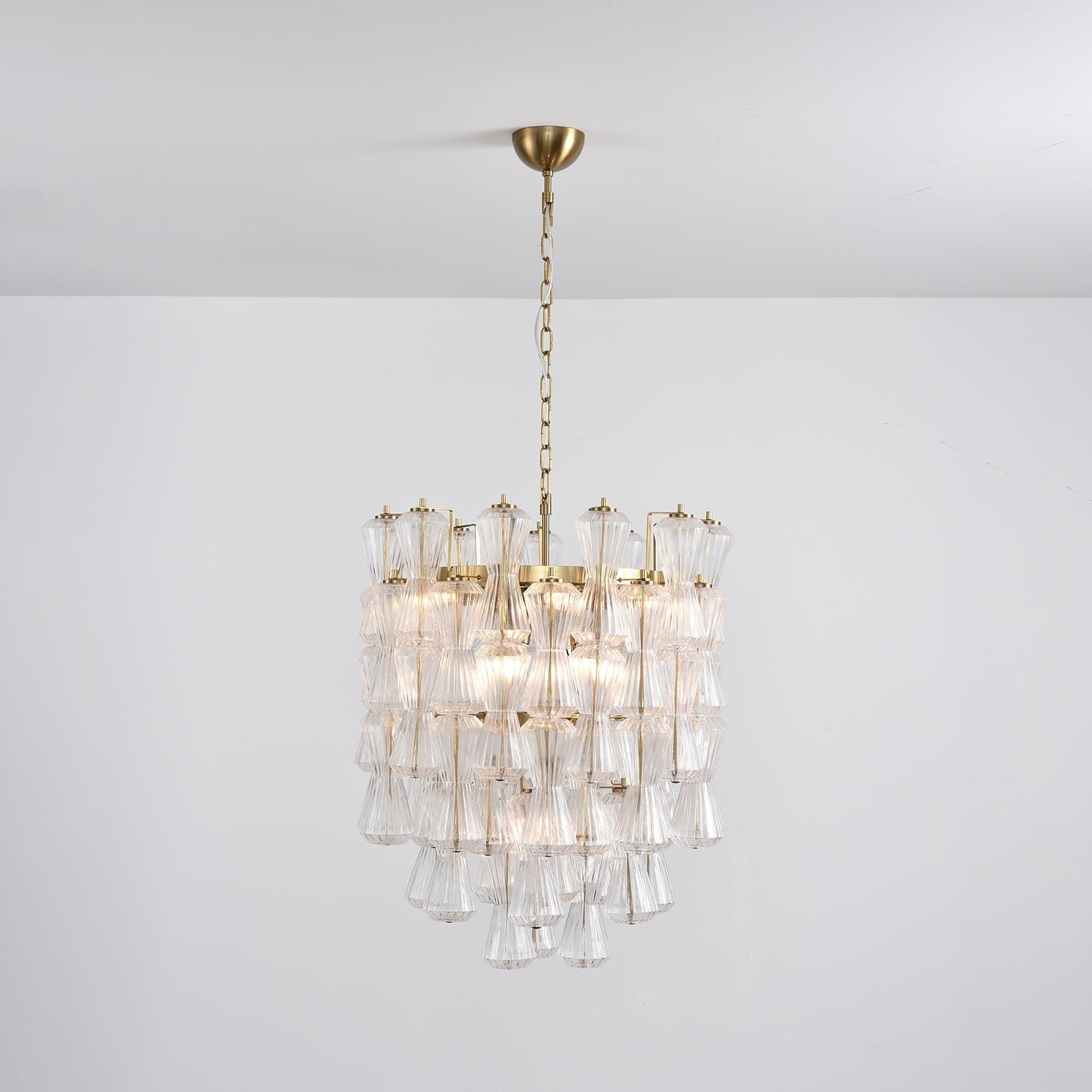 Aurora Lustre Murano Verre Florale Cascade