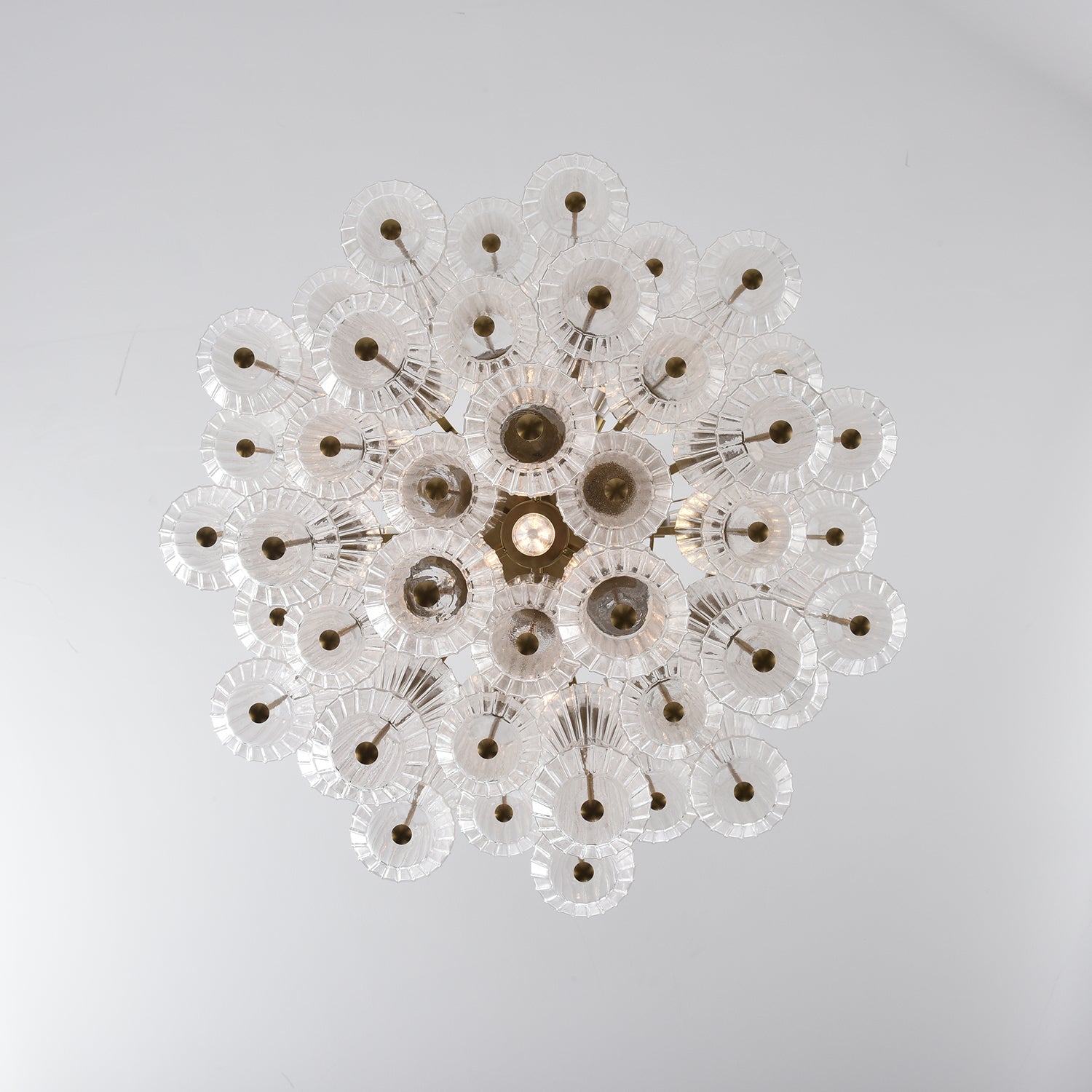 Aurora Lustre Murano Verre Florale Cascade