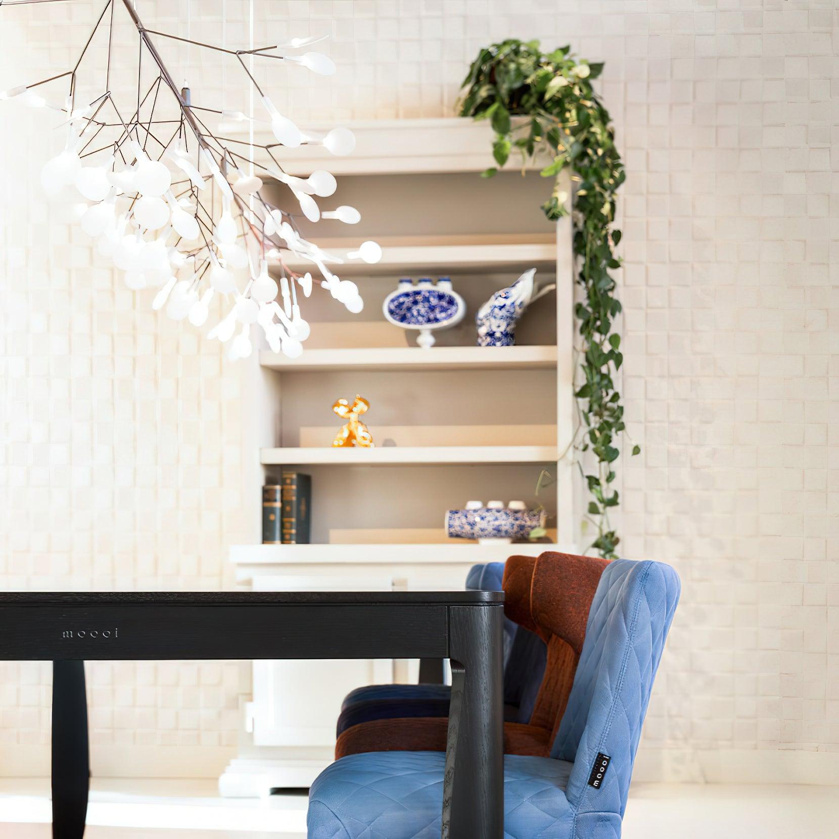 Lustra Lustre LED À Branches Longues Et Linéaires Artistiques