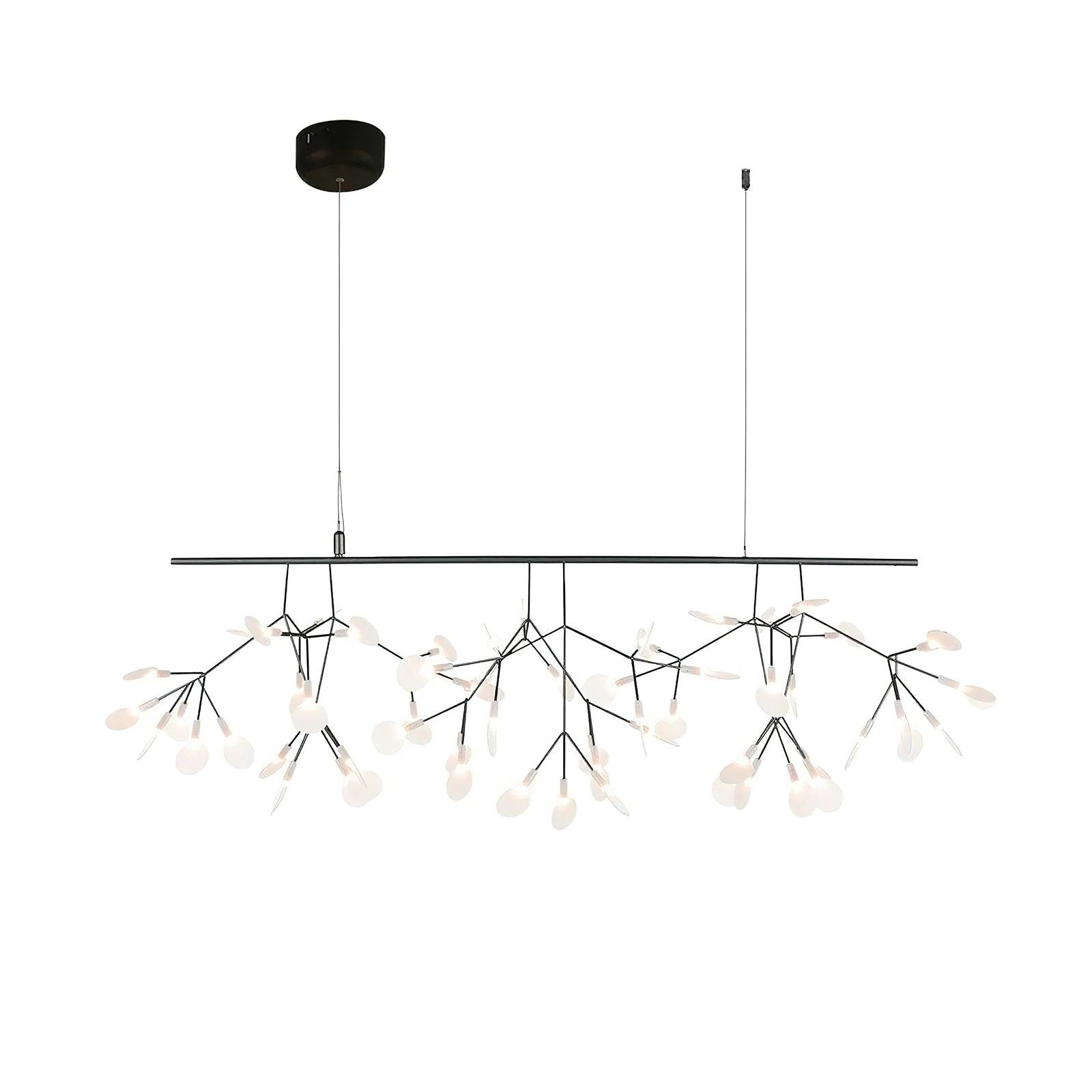 Lustra Lustre LED À Branches Longues Et Linéaires Artistiques