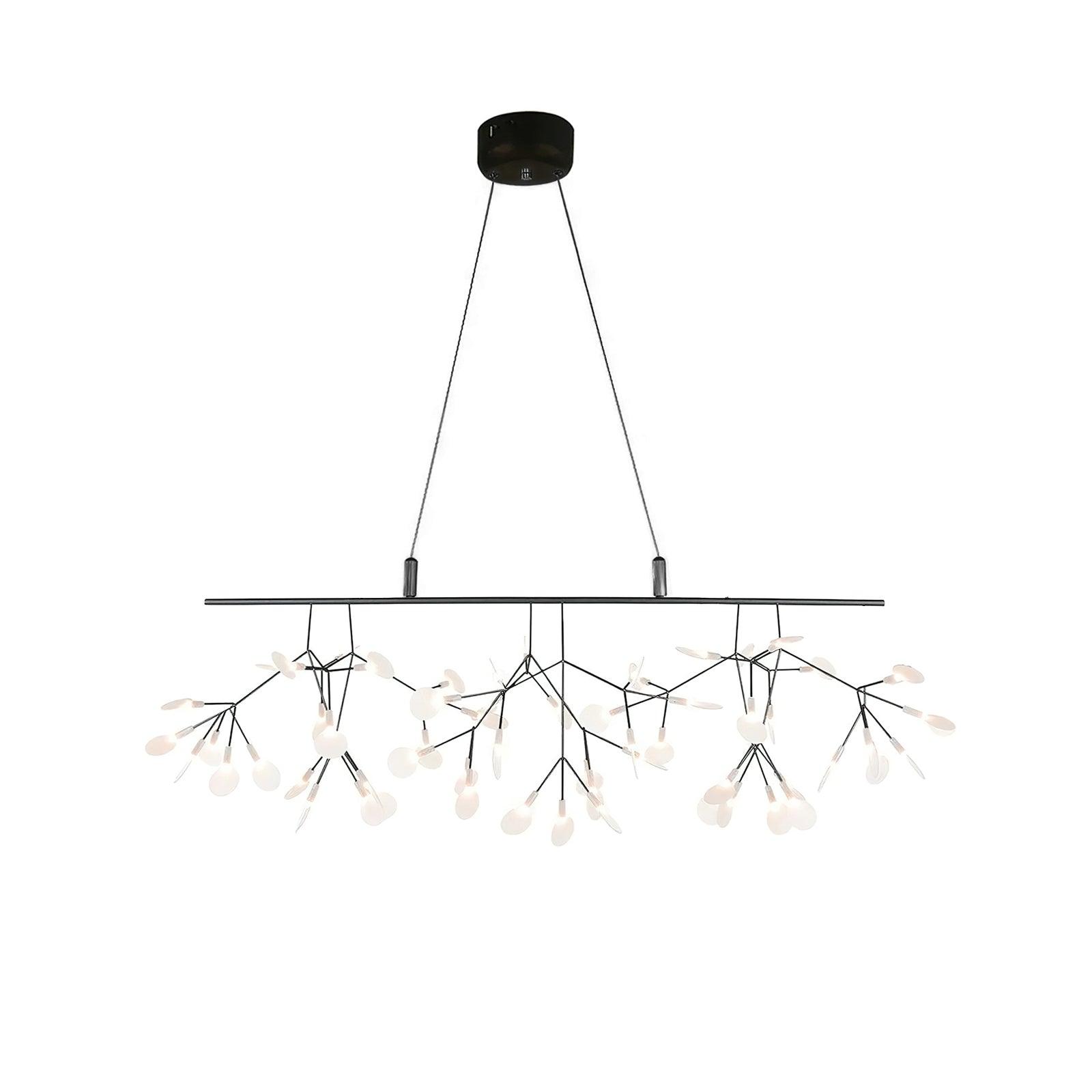 Lustra Lustre LED À Branches Longues Et Linéaires Artistiques
