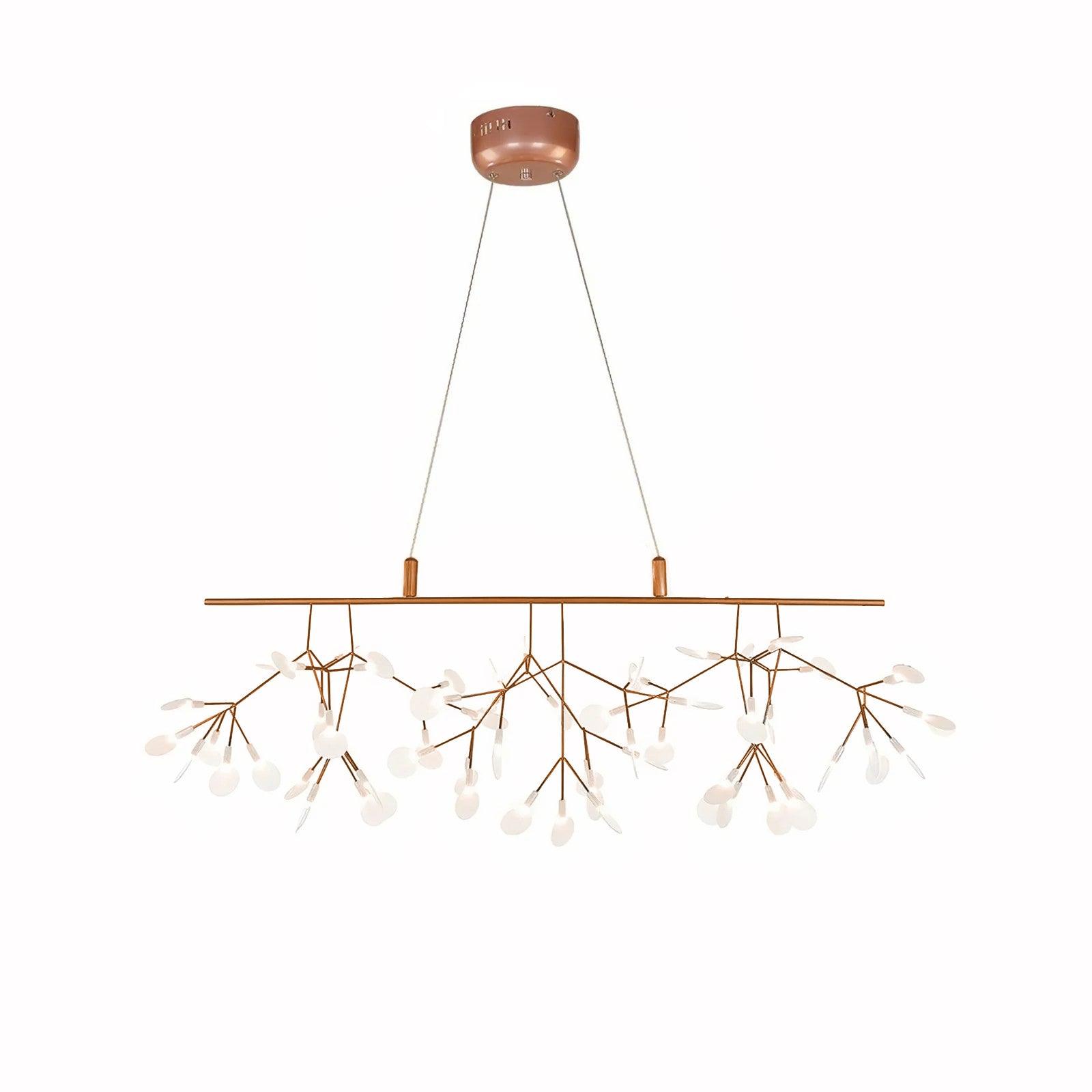 Lustra Lustre LED À Branches Longues Et Linéaires Artistiques