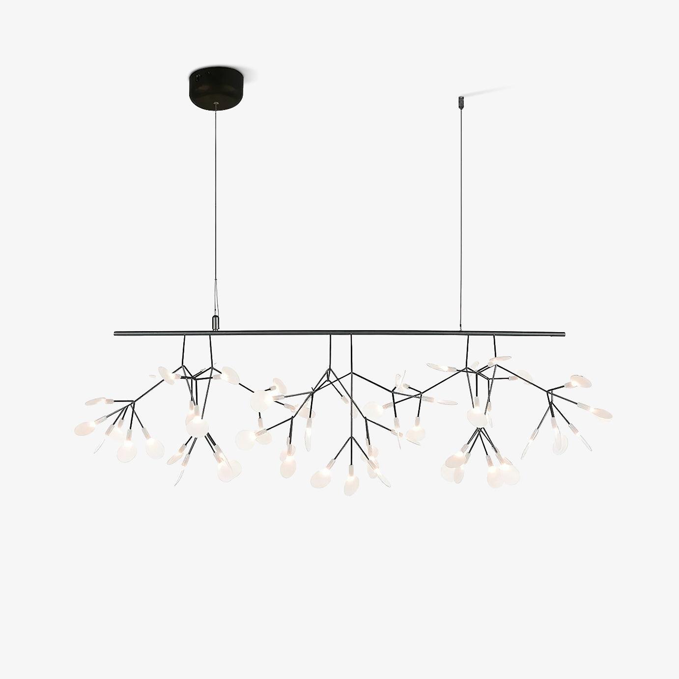 Lustra Lustre LED À Branches Longues Et Linéaires Artistiques