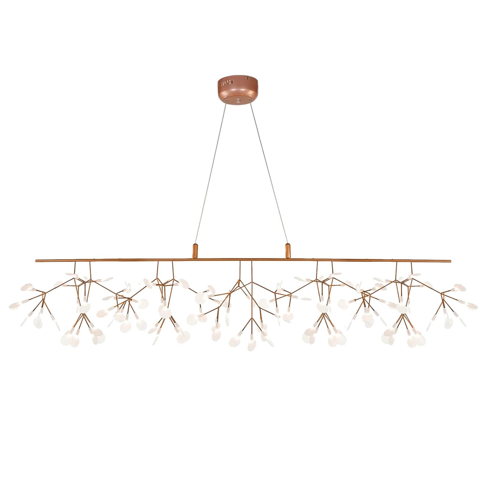 Lustra Lustre LED À Branches Longues Et Linéaires Artistiques