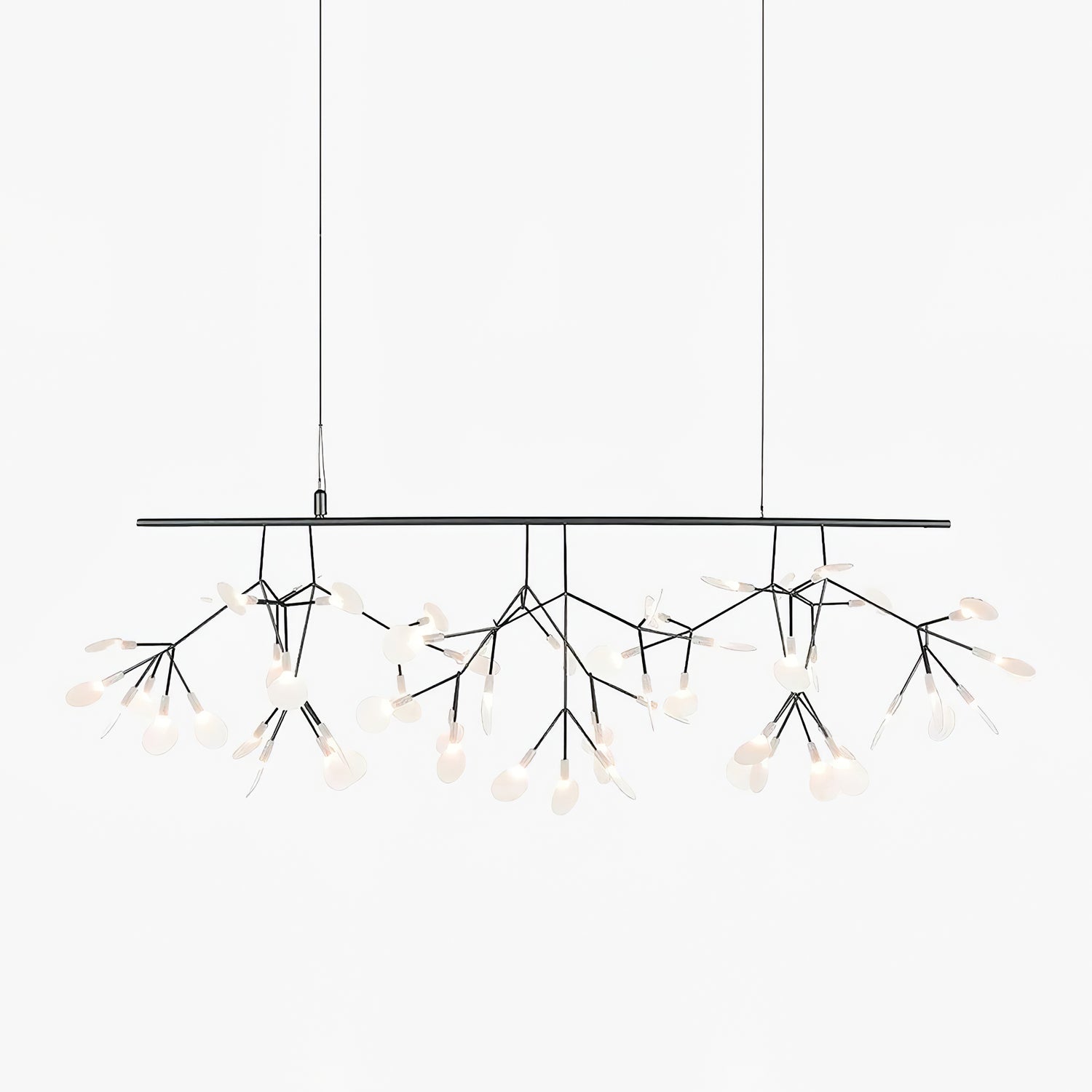 Lustra Lustre LED À Branches Longues Et Linéaires Artistiques