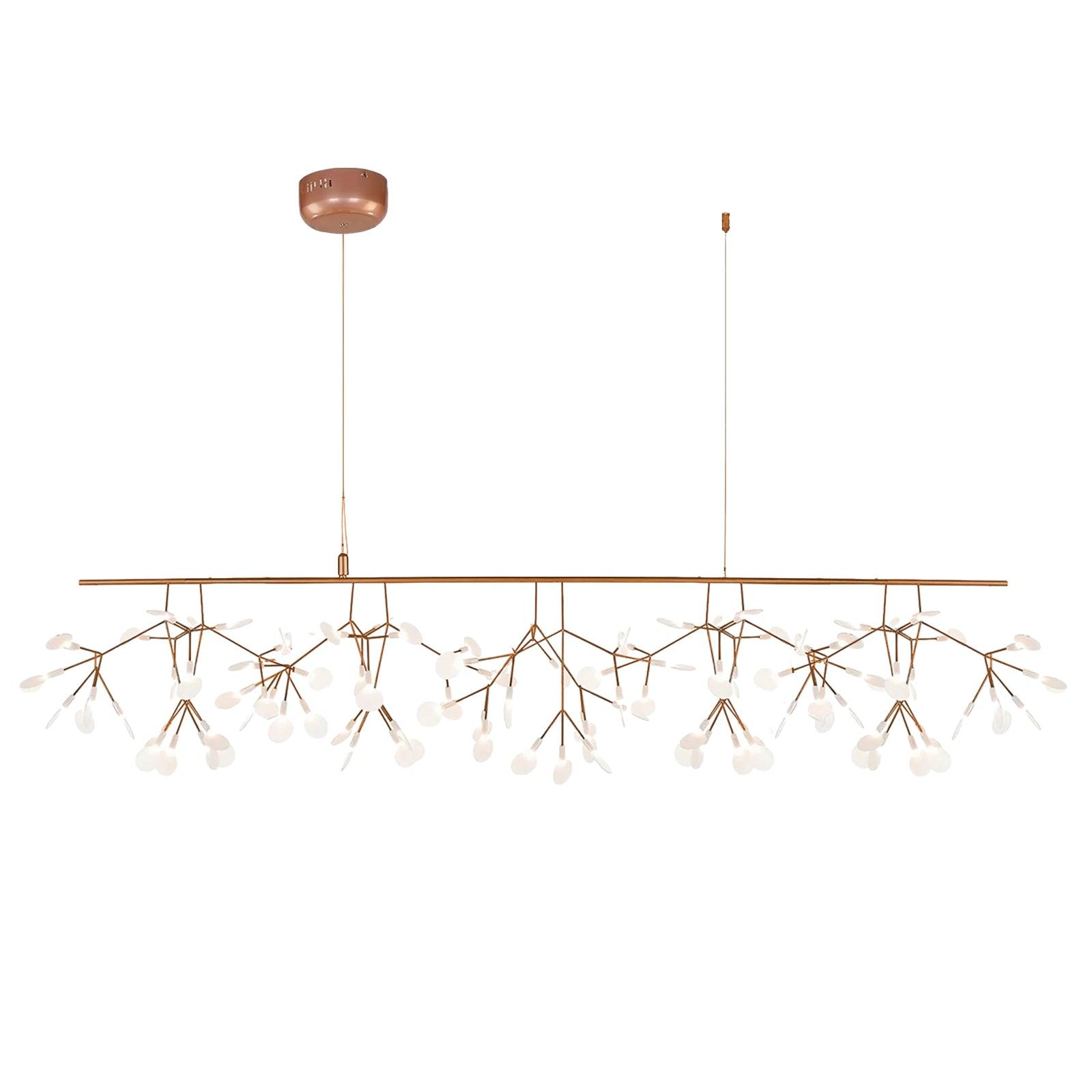 Lustra Lustre LED À Branches Longues Et Linéaires Artistiques
