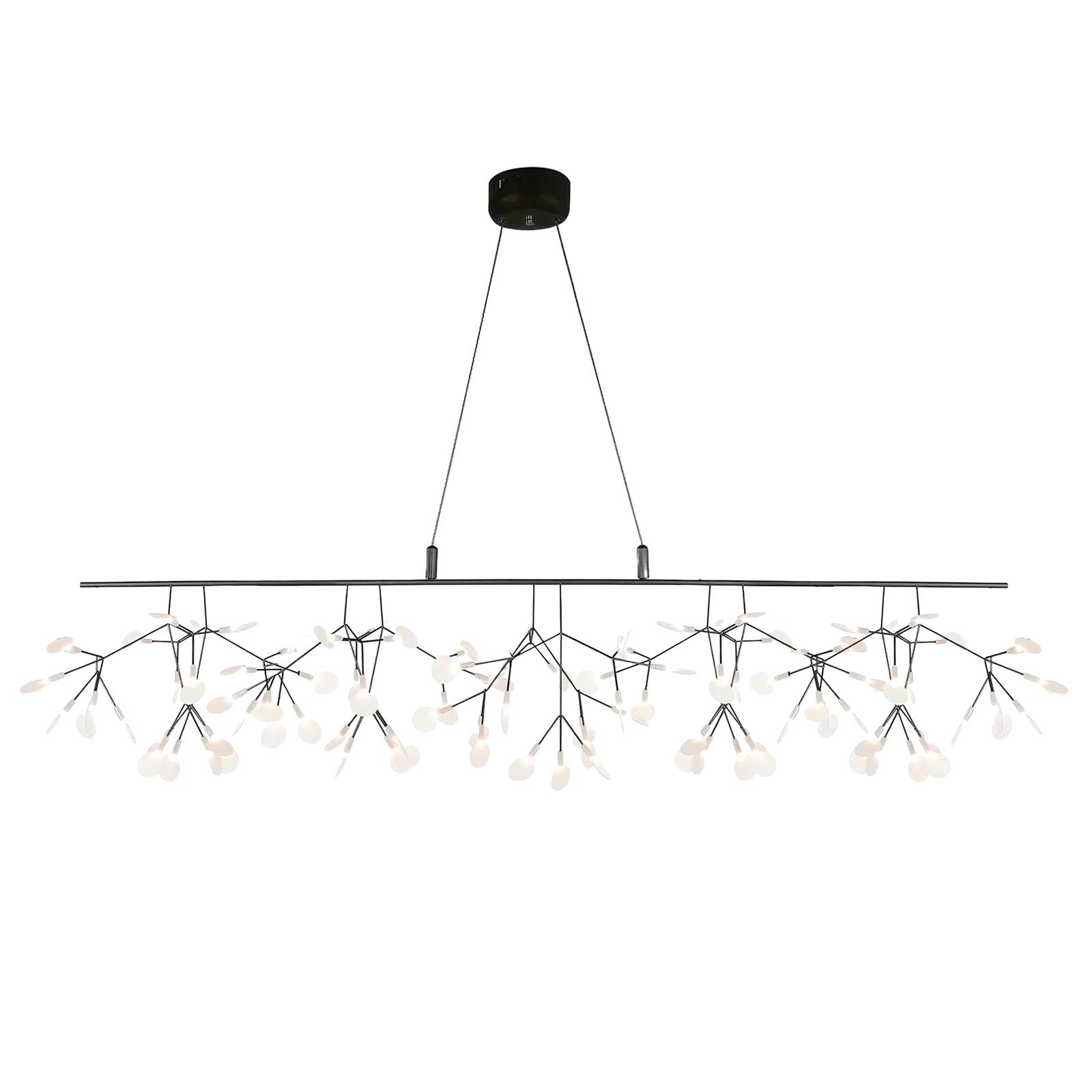 Lustra Lustre LED À Branches Longues Et Linéaires Artistiques