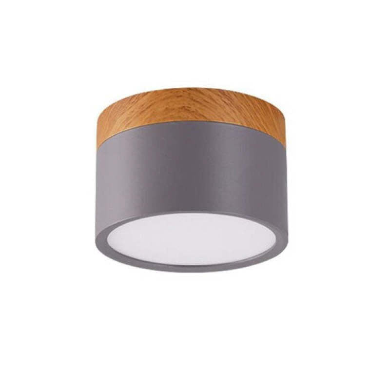 Jojo Petit Plafonnier Led Multicolor Bois Nordique. Couloir