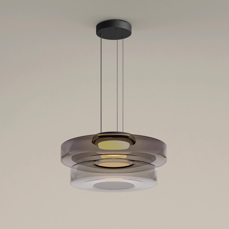 Jojo Suspension Verre Structure à Plusieurs Niveaux