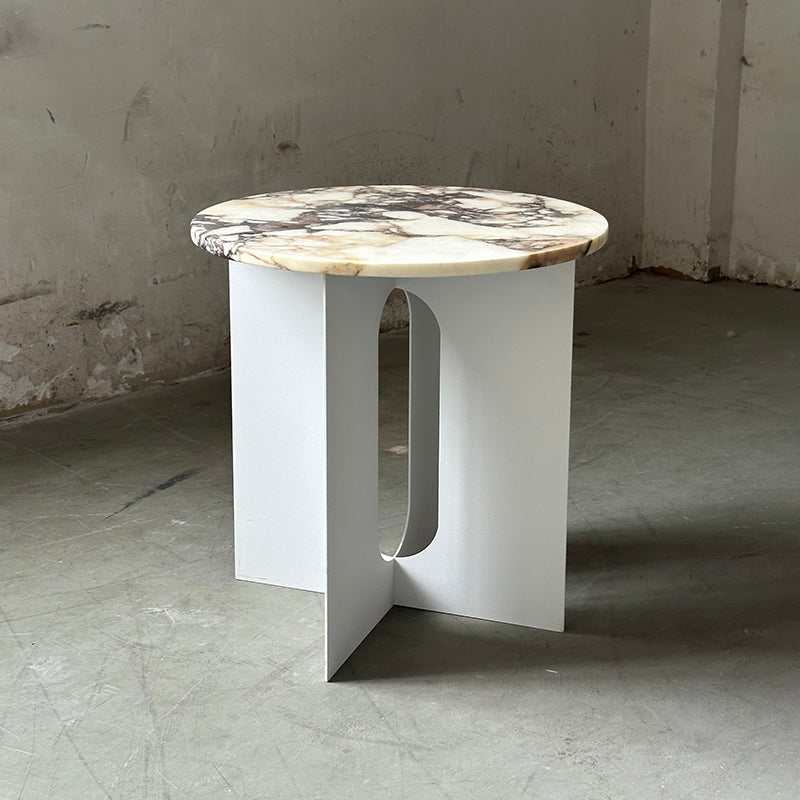 Acariel Table D'appoint en Marbre Minimaliste Moderne Accessoires