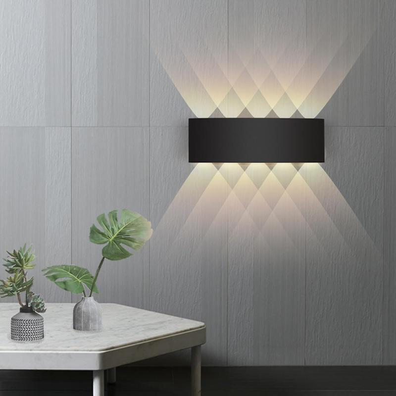 Tronix Applique Murale Rectangulaire Moderne  Noir/Blanc. Corridor