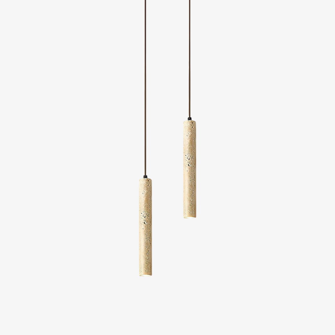 Olvynarae Suspension Cylindrique en Travertin