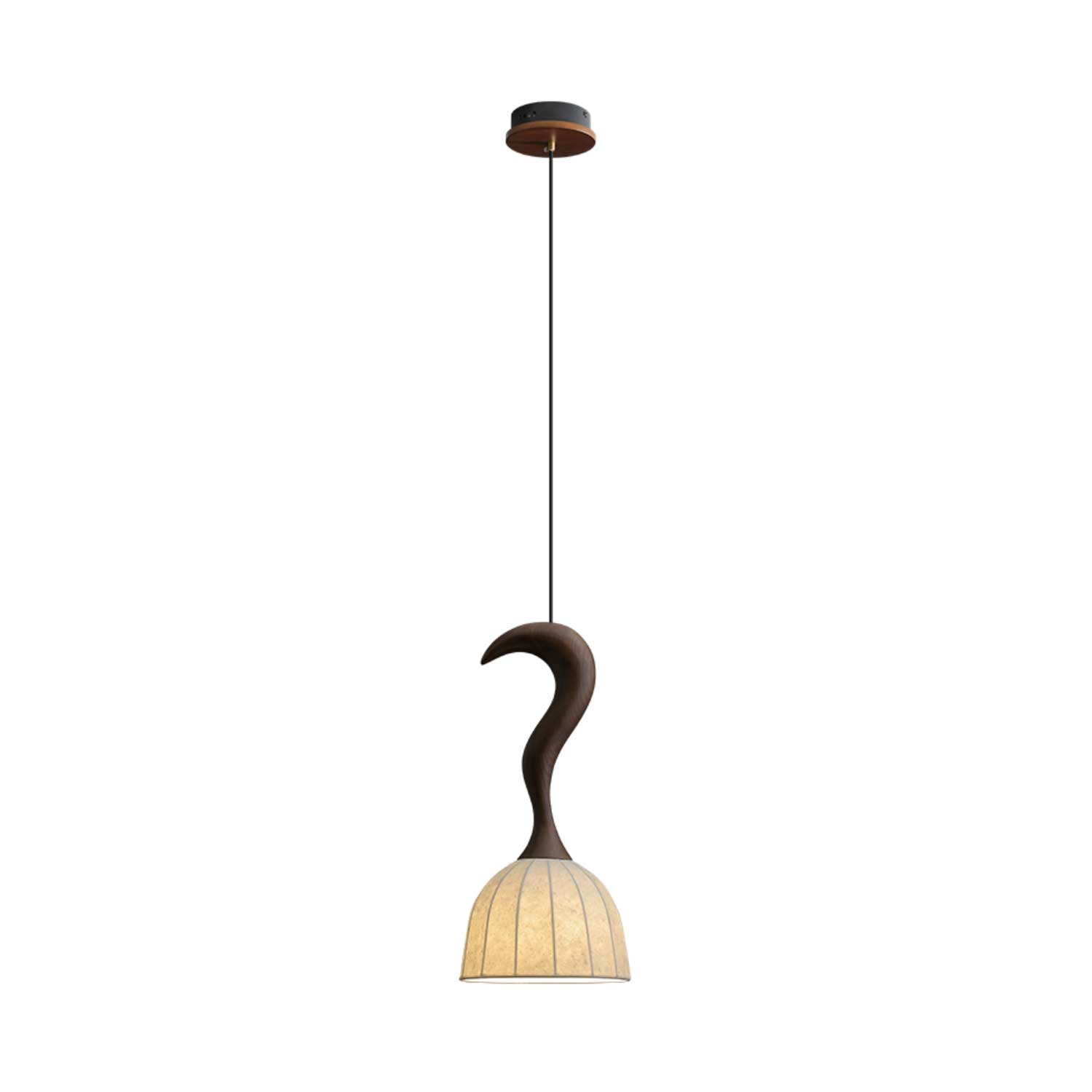 Colire Créativité Tordu Bois Suspension Lumière