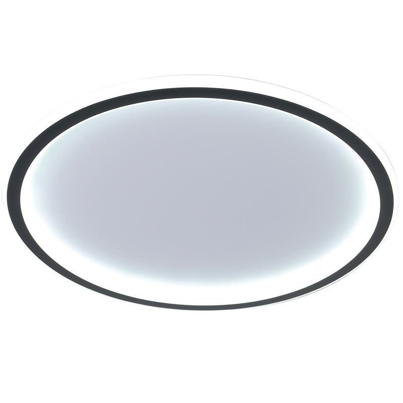 Quasso Plafonnier Rond ModerneBlanc/Noir. Salon