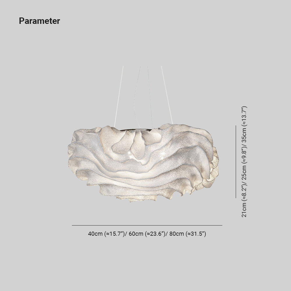 Omira Suspension Nuage Blanc. Dia 40/60/80cm