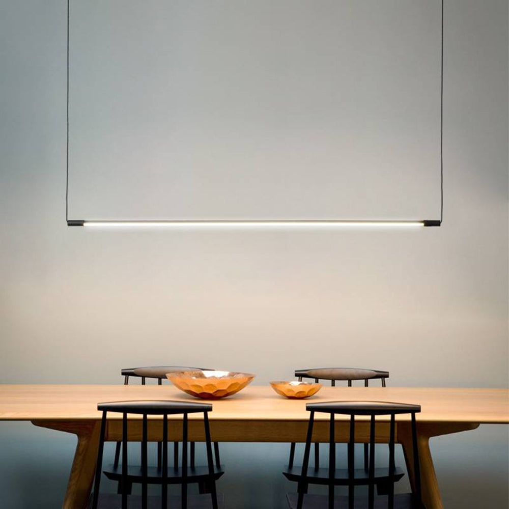 Zynar Suspension Linéaire Minimaliste Noir Chambre