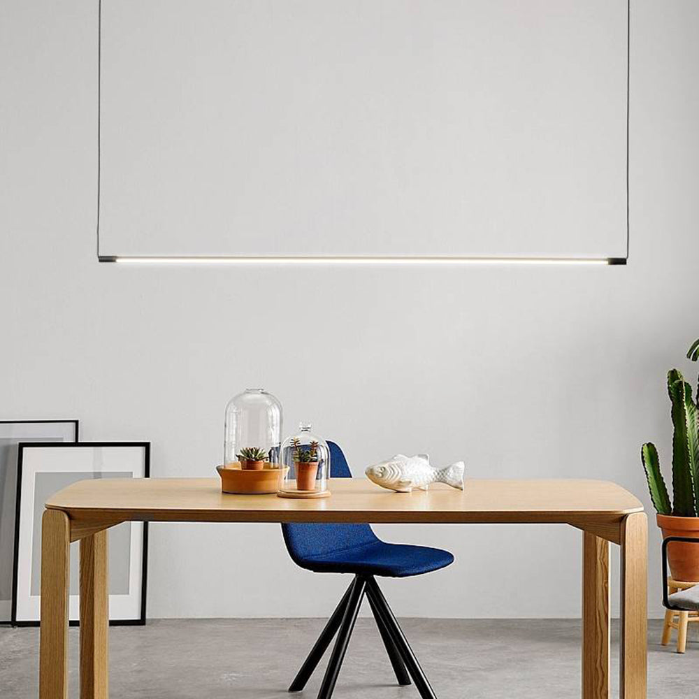 Zynar Suspension Linéaire Minimaliste Noir Chambre