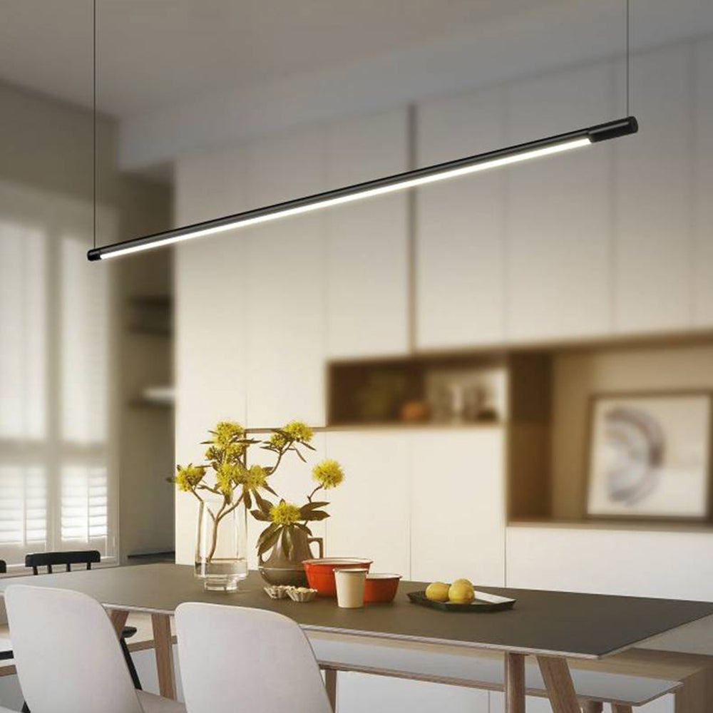 Zynar Suspension Linéaire Minimaliste Noir Chambre