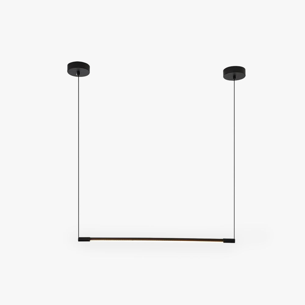 Zynar Suspension Linéaire Minimaliste Noir Chambre
