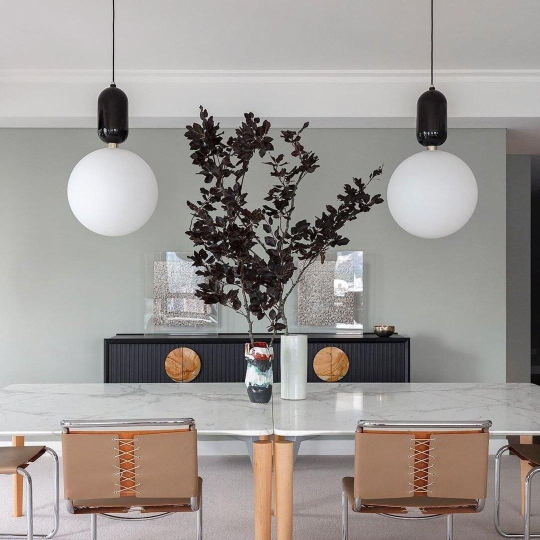 Carter Suspension en Verre Moderne