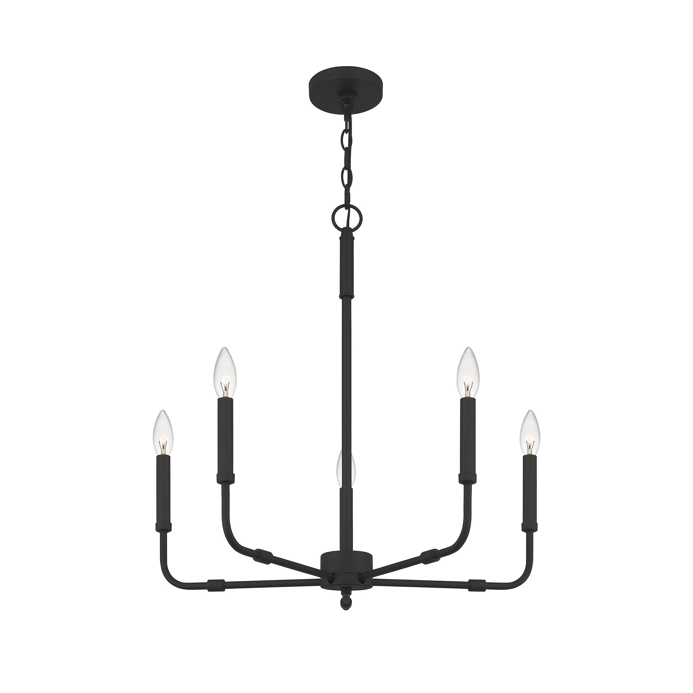 Abner Lustre Industriel Moderne Laiton