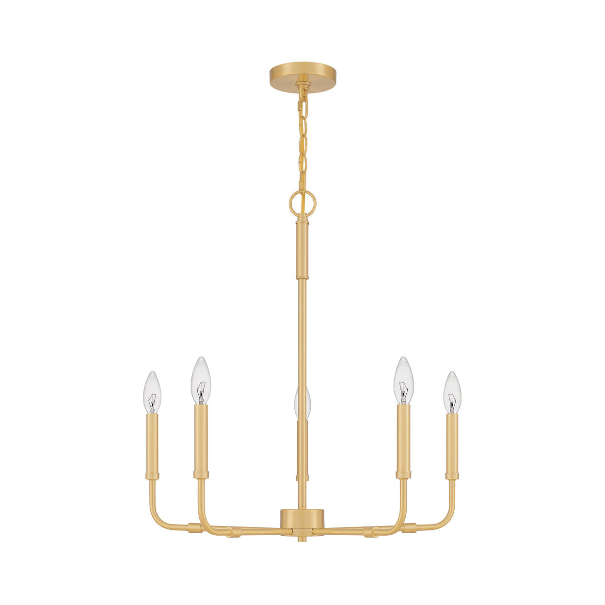 Abner Lustre Industriel Moderne Laiton