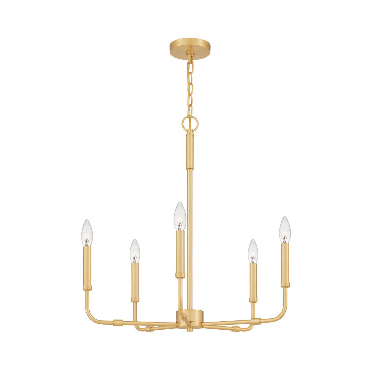 Abner Lustre Industriel Moderne Laiton