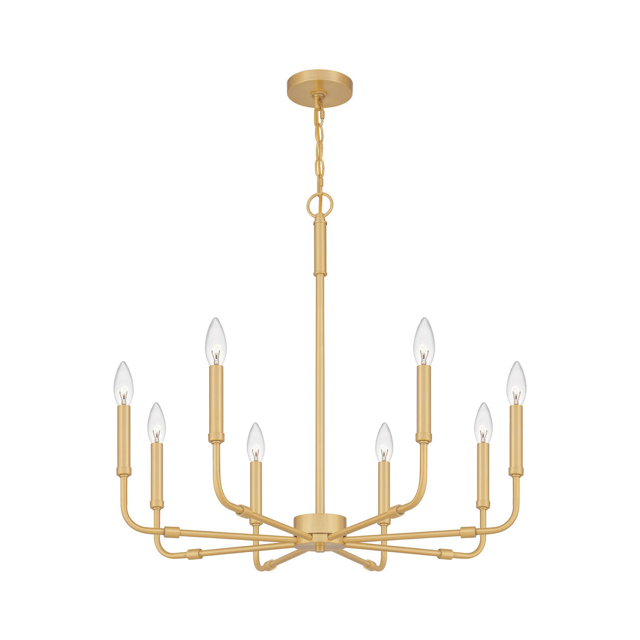 Abner Lustre Industriel Moderne Laiton