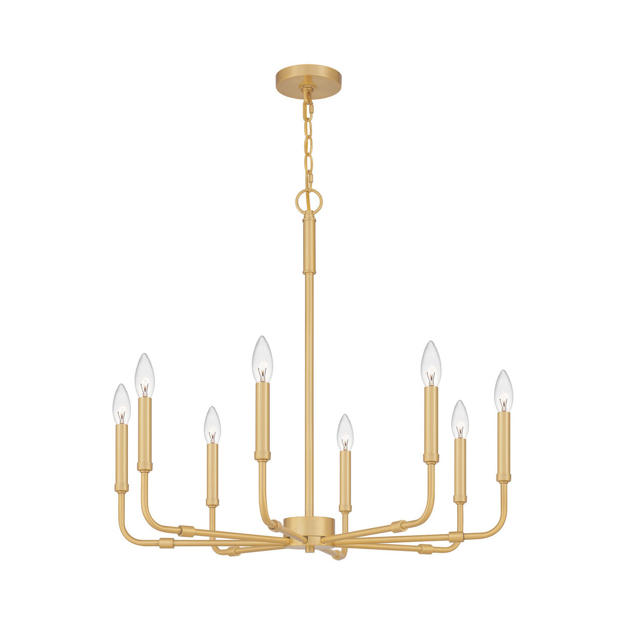 Abner Lustre Industriel Moderne Laiton