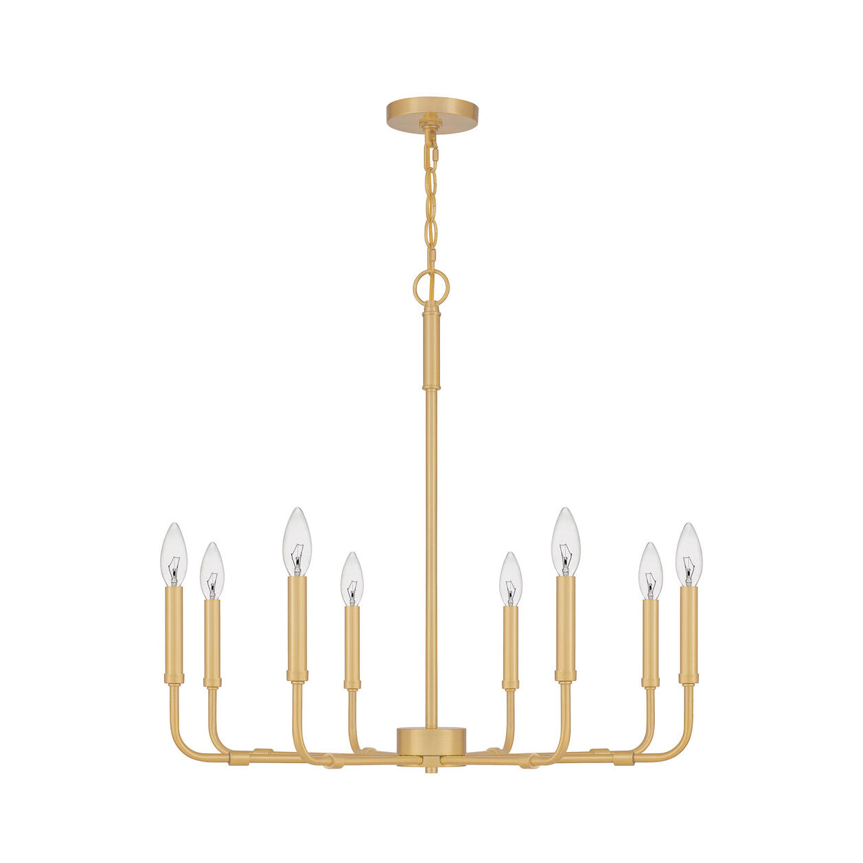 Abner Lustre Industriel Moderne Laiton