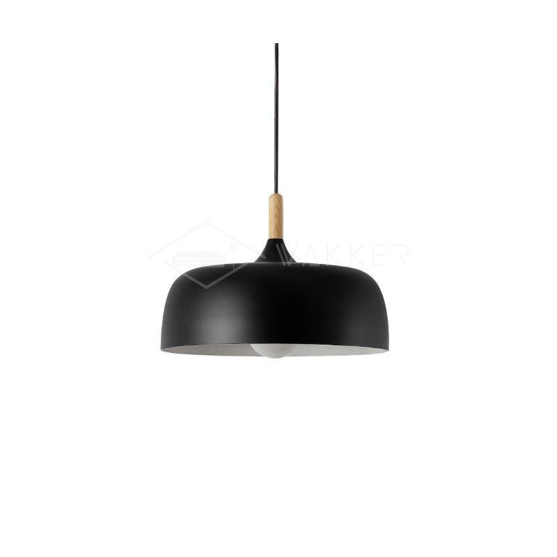 Lustra Suspension Lampe Abat-jour Blanc en Bois
