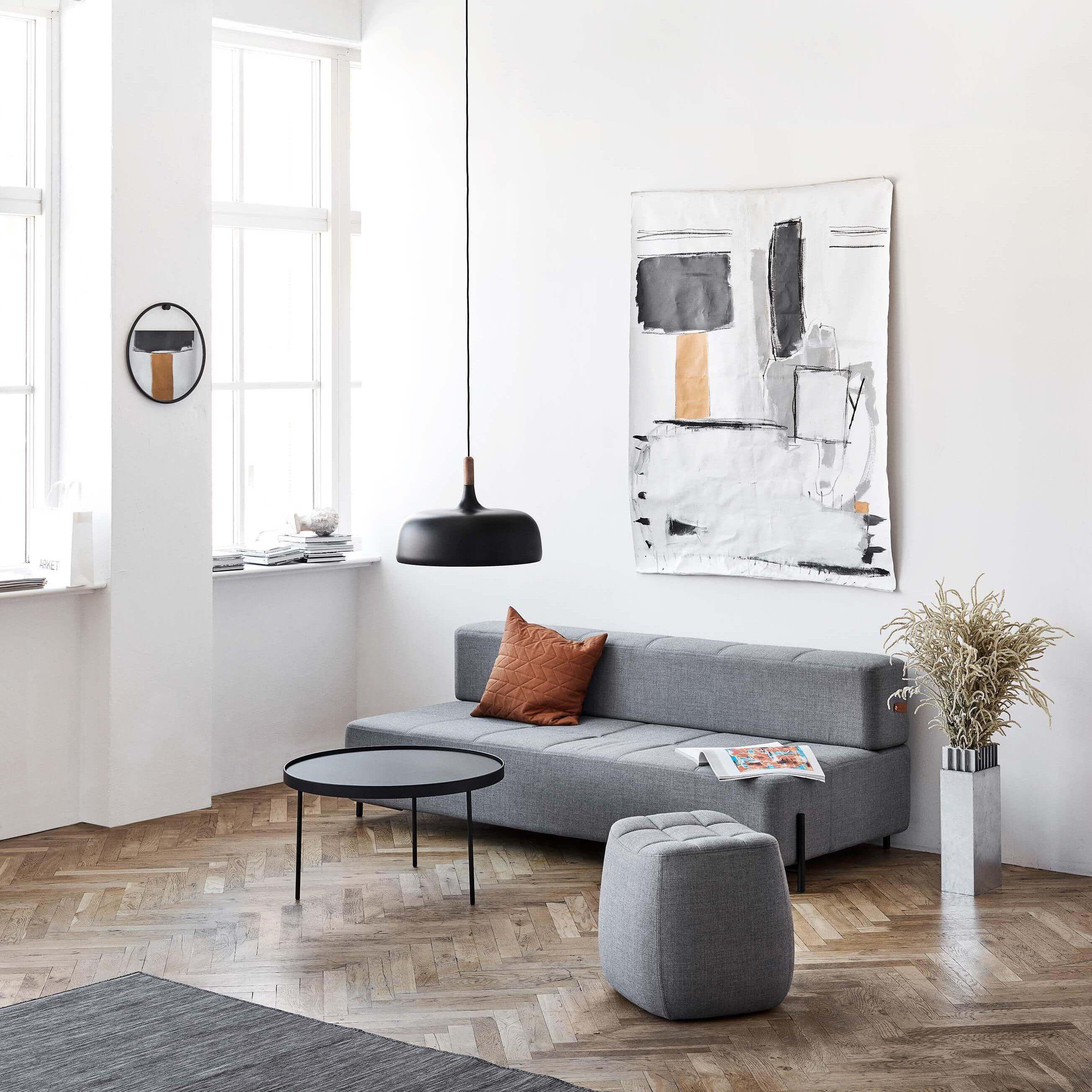 Lustra Suspension Lampe Abat-jour Blanc en Bois