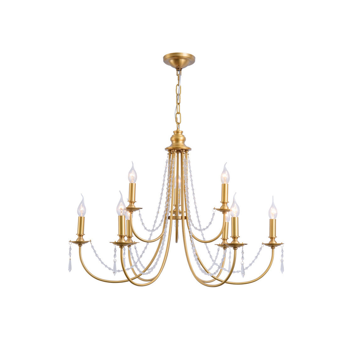 Acroma Lustre Cristal Moderne Traditionnel