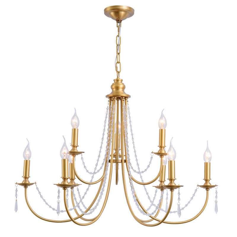 Acroma Lustre Cristal Moderne Traditionnel